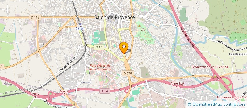 localisation de l'entreprise CAP ESSENCE à SALON-DE-PROVENCE