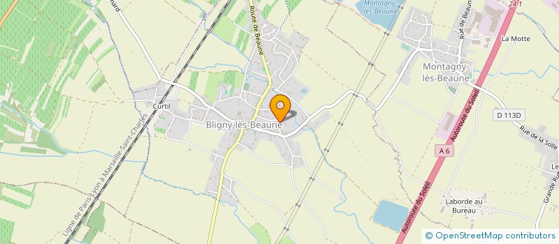 localisation de l'entreprise CAP EST  BLIGNY-LES-BEAUNE