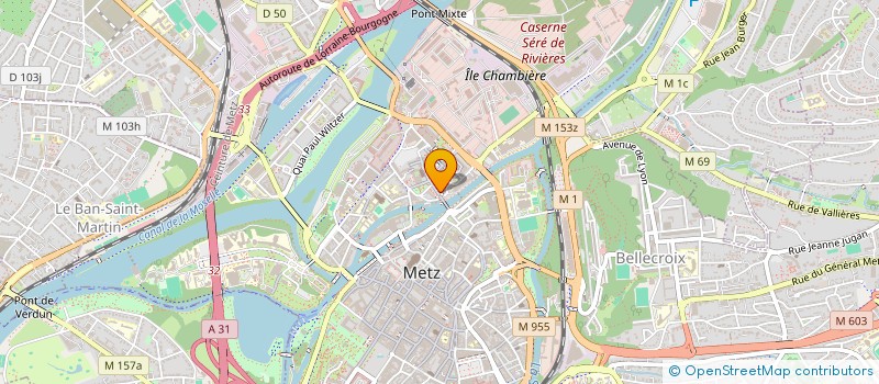 localisation de l'entreprise CAP EST à METZ
