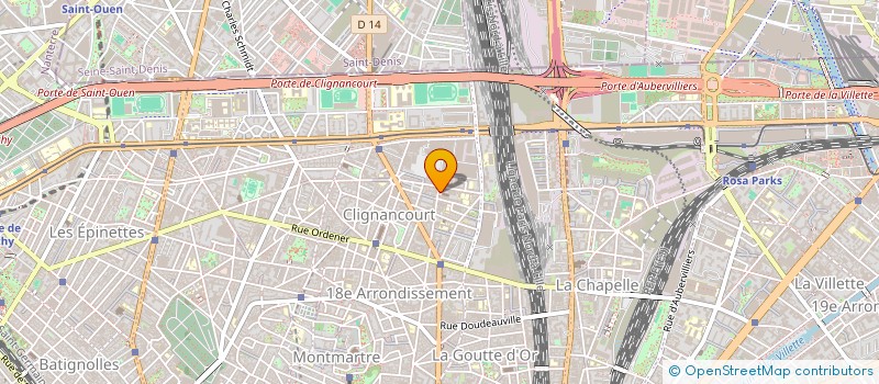 localisation de l'entreprise CAP EST  PARIS