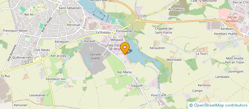 localisation de l'entreprise CAP EST  SAINT-RENAN