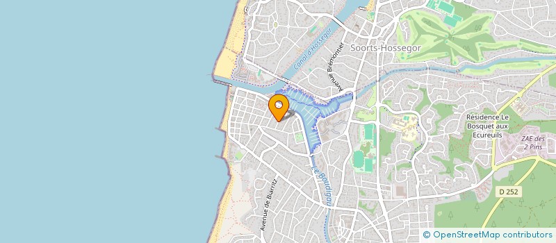 localisation de l'entreprise CAP'ESTACADE  CAPBRETON