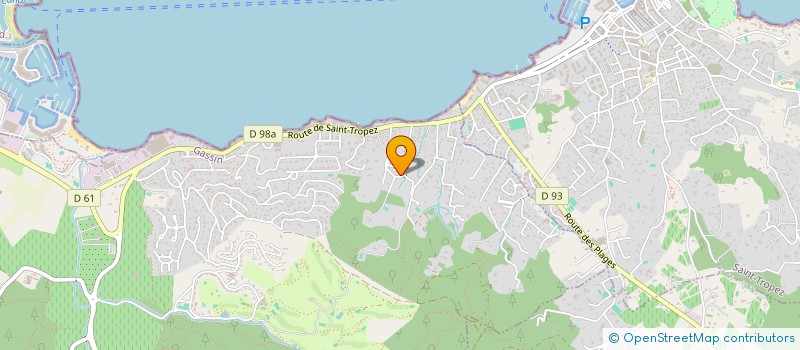 localisation de l'entreprise CAP ET ECUME  GASSIN