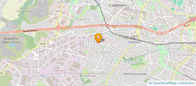 localisation de l'entreprise CAP*EUROP à COLOMIERS