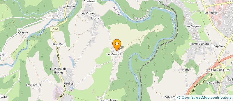 localisation de l'entreprise CAP EVASION à BEAUZAC