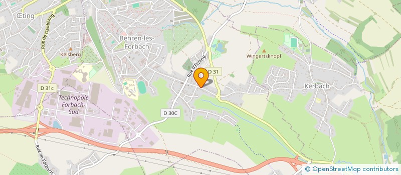 localisation de l'entreprise CAP EVASION  BEHREN-LES-FORBACH