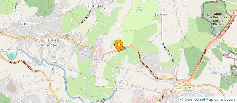 localisation de l'entreprise CAP EVASION  SAINT-CLAIR