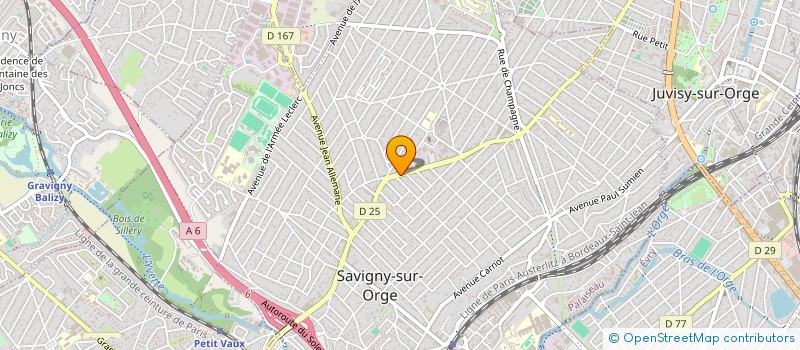 localisation de l'entreprise CAP EVAZION à SAVIGNY-SUR-ORGE