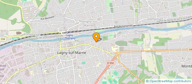 localisation de l'entreprise CAP'EVIDENCE  LAGNY-SUR-MARNE