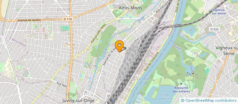 localisation de l'entreprise CAP EXCELLENCE FORMATION  ATHIS-MONS