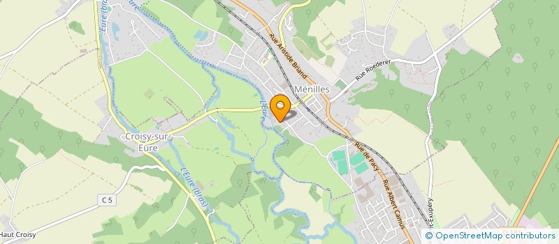 localisation de l'entreprise CAP EXPANSION  MENILLES