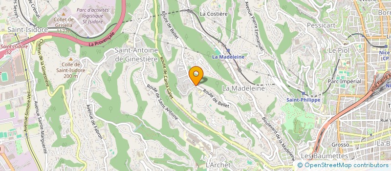 localisation de l'entreprise CAP'EXPERTIM à NICE