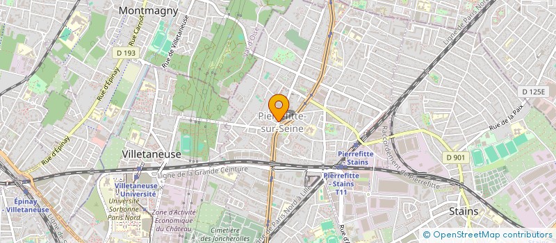 localisation de l'entreprise CAP EXPERTISE&AUDIT à PIERREFITTE-SUR-SEINE