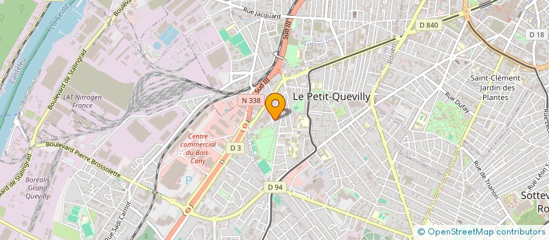 localisation de l'entreprise CAP EXPRESS à LE PETIT-QUEVILLY