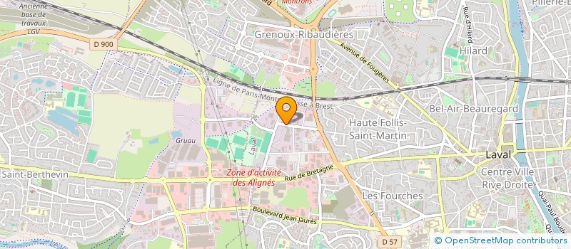 localisation de l'entreprise CAP EXTENSION à LAVAL