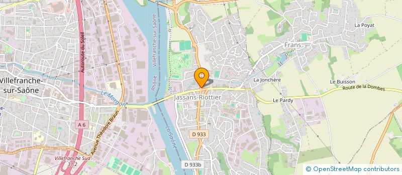 localisation de l'entreprise CAP.F à JASSANS-RIOTTIER