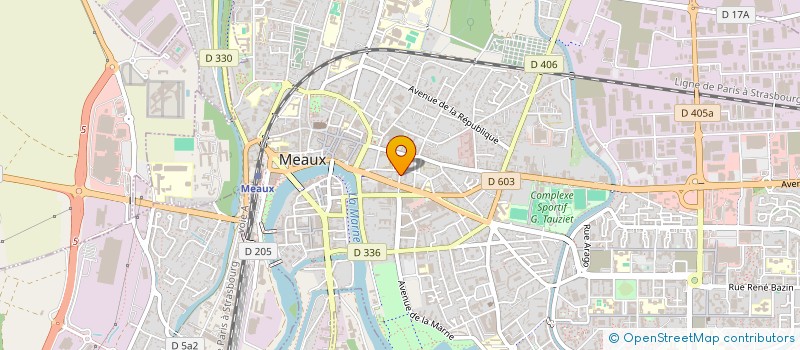 localisation de l'entreprise CAP & F à MEAUX