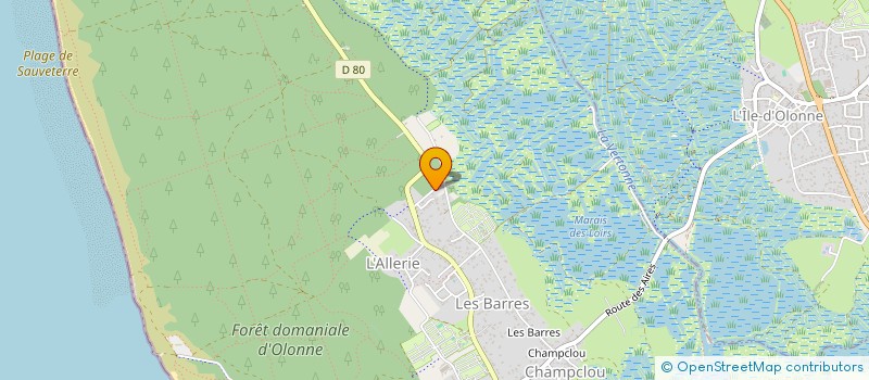 localisation de l'entreprise CAP FACES à LES SABLES-D'OLONNE
