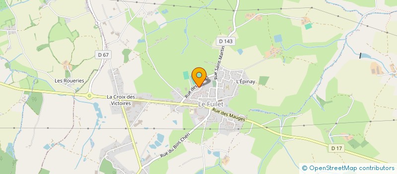 localisation de l'entreprise CAP FC à MONTREVAULT-SUR-EVRE