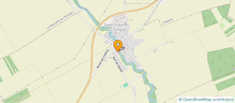 localisation de l'entreprise CAP FCS  SAINT-ETIENNE-AU-TEMPLE