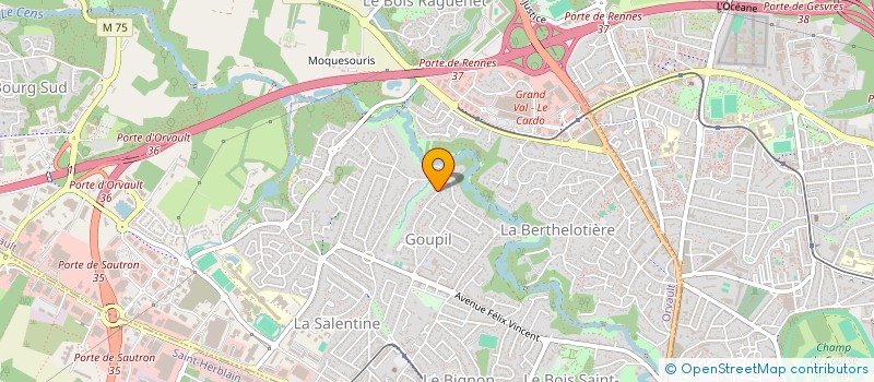 localisation de l'entreprise CAP FIFTY à ORVAULT