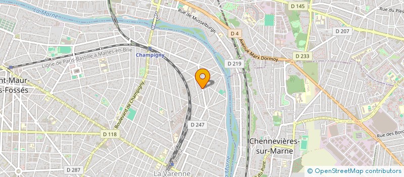 localisation de l'entreprise CAP FINANCE à SAINT-MAUR-DES-FOSSES