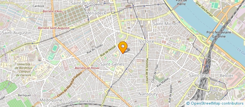 localisation de l'entreprise CAP FINANCE  BORDEAUX