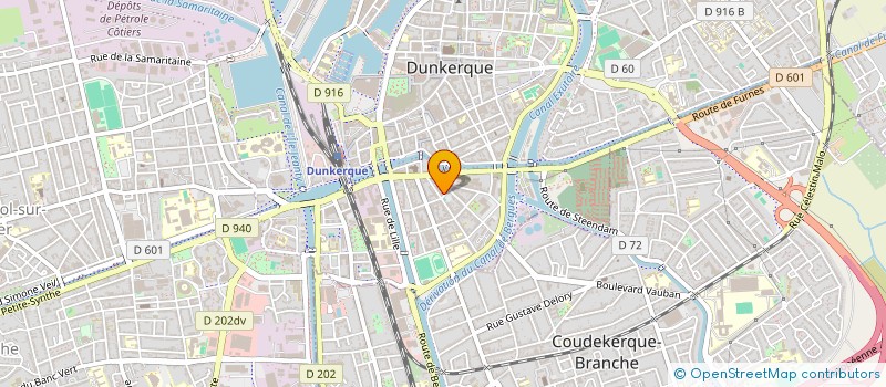 localisation de l'entreprise CAP FITNESS à DUNKERQUE