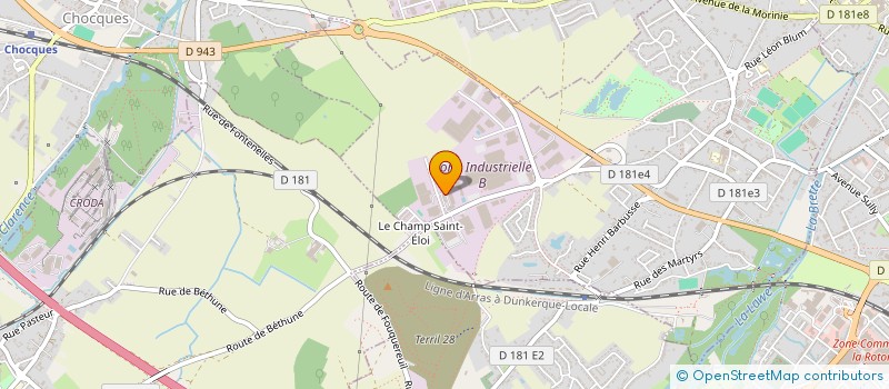 localisation de l'entreprise CAP FLAG  ANNEZIN