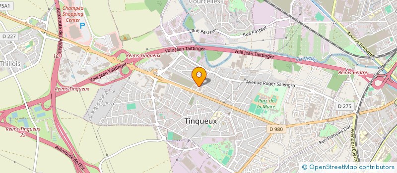 localisation de l'entreprise CAP FLOCAGE à TINQUEUX