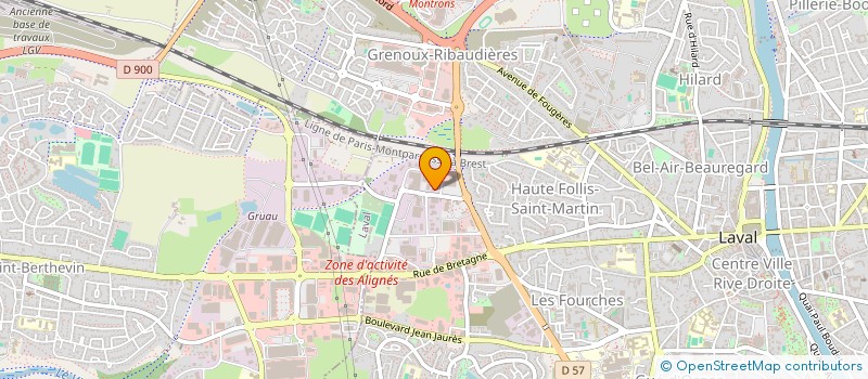 localisation de l'entreprise CAP FORM GYM à LAVAL