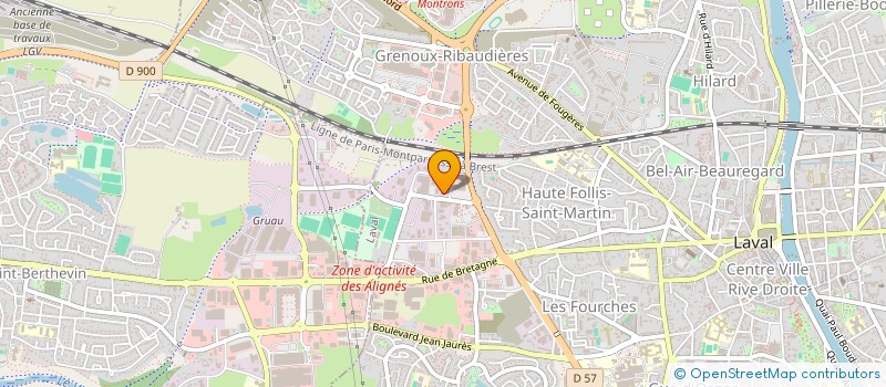 localisation de l'entreprise CAP FORM TENNIS CLUB à LAVAL