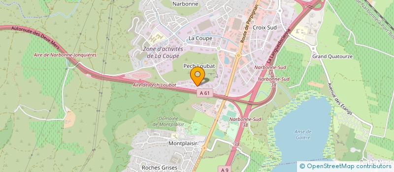 localisation de l'entreprise CAP FORMATION à NARBONNE