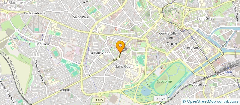 localisation de l'entreprise CAP FORMATION à CAEN