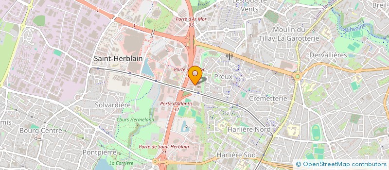 localisation de l'entreprise CAP FORMATION à SAINT-HERBLAIN