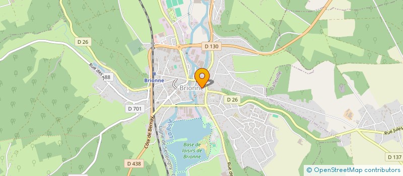 localisation de l'entreprise CAP FORMATION CONDUITE  BRIONNE