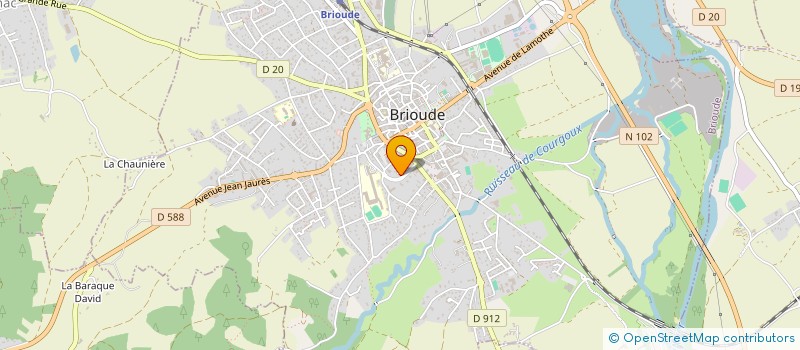 localisation de l'entreprise CAP FORME SPORT ET BIEN ETRE à BRIOUDE
