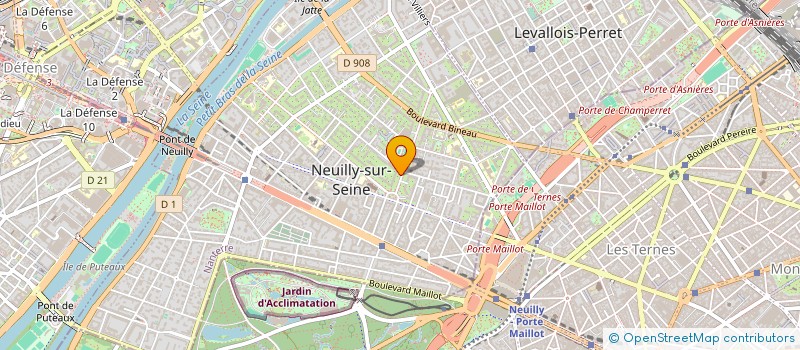 localisation de l'entreprise CAP FRANCE à NEUILLY-SUR-SEINE