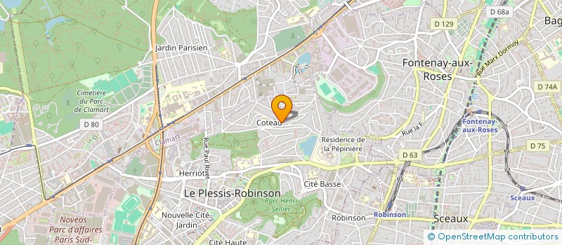 localisation de l'entreprise CAP FREHEL à LE PLESSIS-ROBINSON