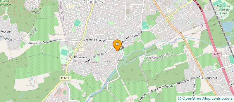 localisation de l'entreprise CAP FREYCINET  VILLENAVE-D'ORNON