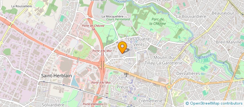 localisation de l'entreprise CAP G. INVEST à SAINT-HERBLAIN