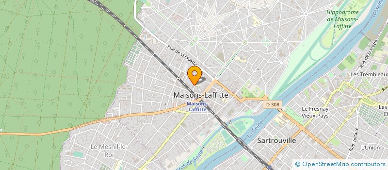 localisation de l'entreprise CAP GALLIENI à MAISONS-LAFFITTE