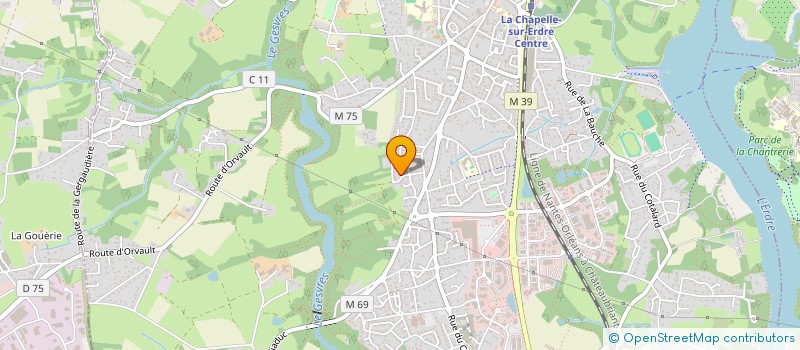 localisation de l'entreprise CAP GEOTHERMIE à CHAPELLE-SUR-ERDRE (LA)