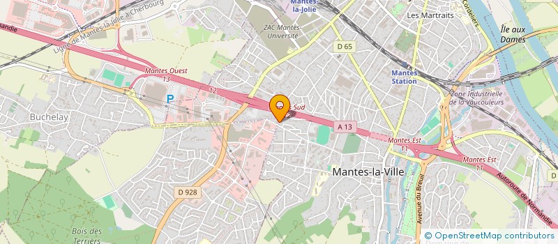 localisation de l'entreprise CAP GESTION  MANTES-LA-VILLE