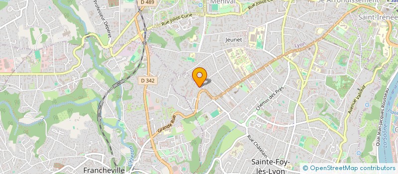 localisation de l'entreprise CAP GESTION  SAINTE-FOY-LES-LYON