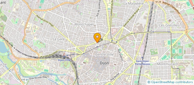 localisation de l'entreprise CAP GESTION à DIJON