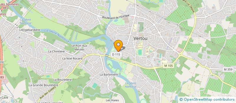 localisation de l'entreprise CAP GESTION OUEST à VERTOU