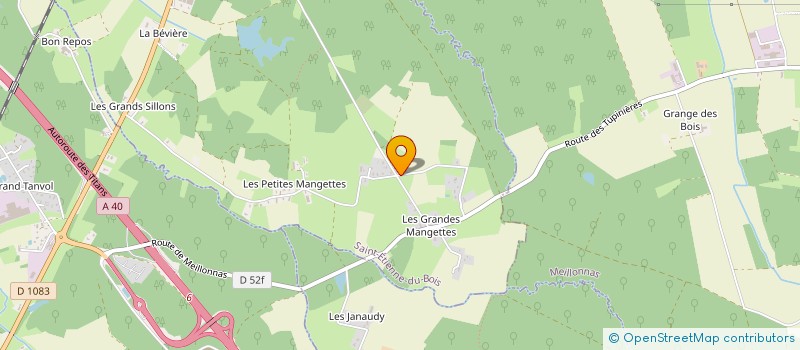 localisation de l'entreprise CAP GIGAP MAISTRE  SAINT-ETIENNE-DU-BOIS