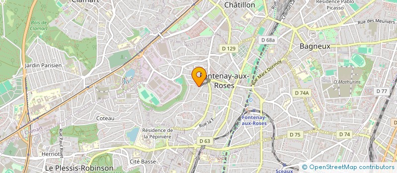 localisation de l'entreprise CAP GREEN CONSEIL à FONTENAY-AUX-ROSES