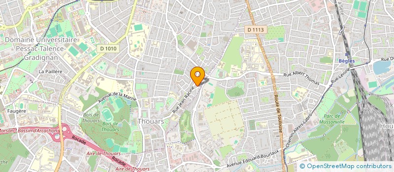 localisation de l'entreprise CAP GRIGNON  TALENCE